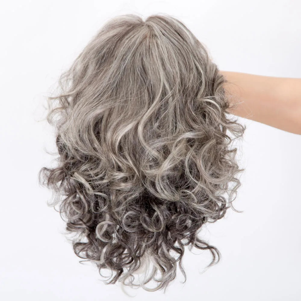 Nene Customization Salt and Pepper Color Unprocessed 12A Grade 100% Raw Virgin European Hair Mono Top