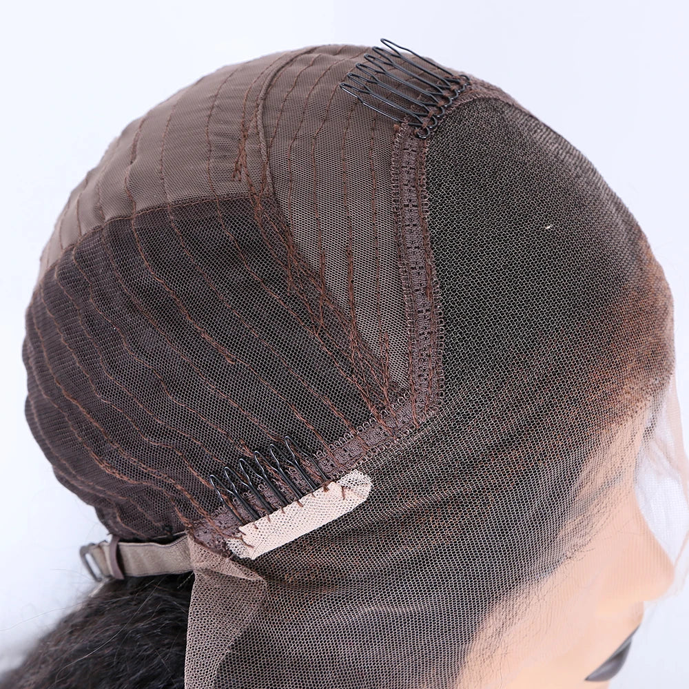Shaunie Wavy Grade 12A 100% Indian Remy Hair Glueless Full Lace Wig With Full Bangs