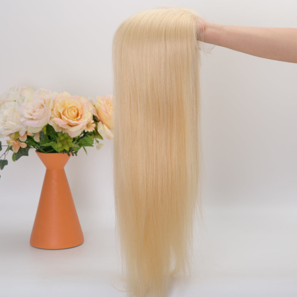 AVA Full Hand Tied  4 x 4" Silk Top 12A Grade 100% Virgin European Remy Hair Medical Wig