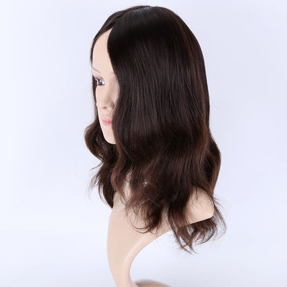 Premier High Quality Pre Plucked Hairline Transparent Lace 13X4 Natural Color Brazilian Human Hair Wavy Wig For Black Women