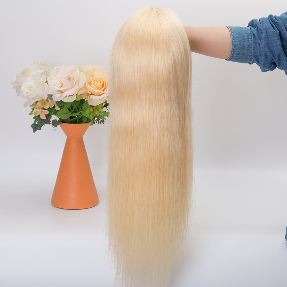 ELLE Full PU Medical Wig 12A Grade 100% Virgin European Remy Cuticle Aligned