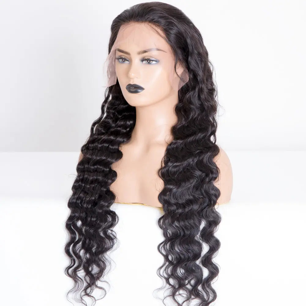 OCEANA 13*6 lace front wig 100% high quality human remy hair deep body wave