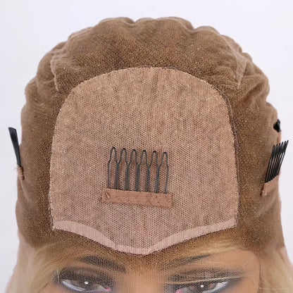 Angelina Blonde Ombre 8A Grade Cuticle Aligned 100% Virgin Brazilian Hair Full HD Transparent Lace Silk Top