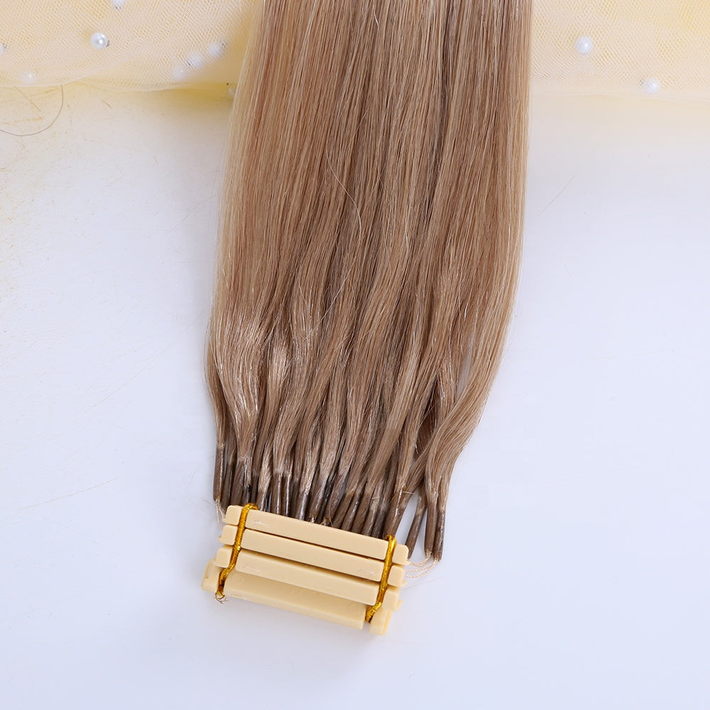 6d hair extension h6 feather hair extension black brown blonde color virgin hair