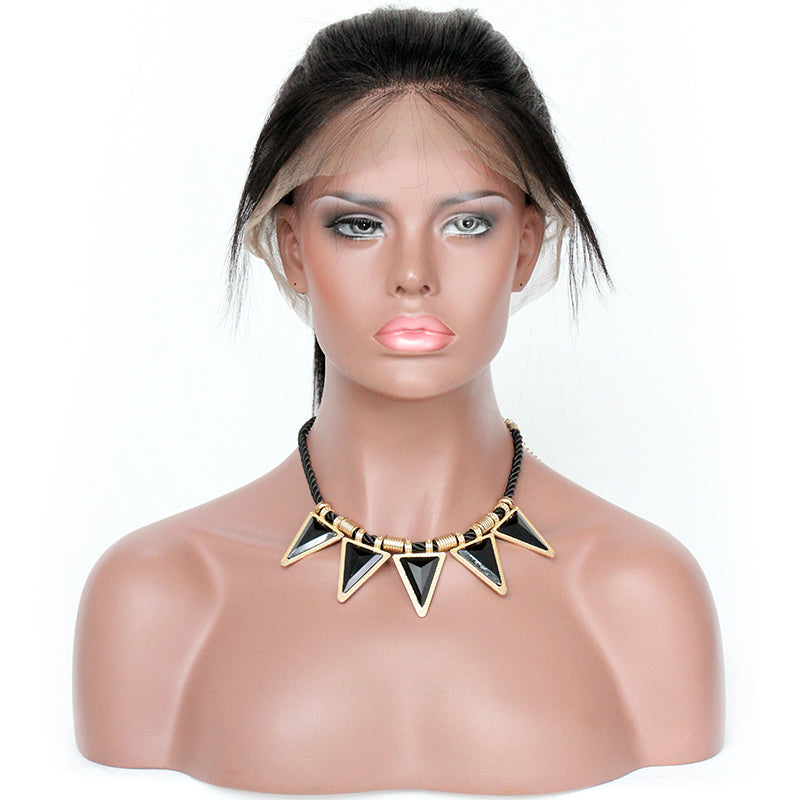 LALA yaki straight 360 lace front wig factory wholesale price brazilian virgin hair human hair wigs bone straight wigs