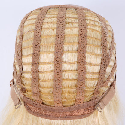 Ombre blonde color mono front lace wig in stock breathable wig r