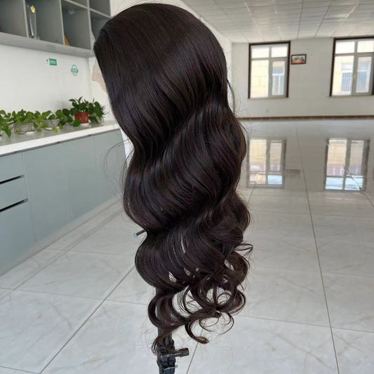 GIOVANNA Natural Brown Medical Wig Silk Top Mono Base With Thin Skin Perimeter