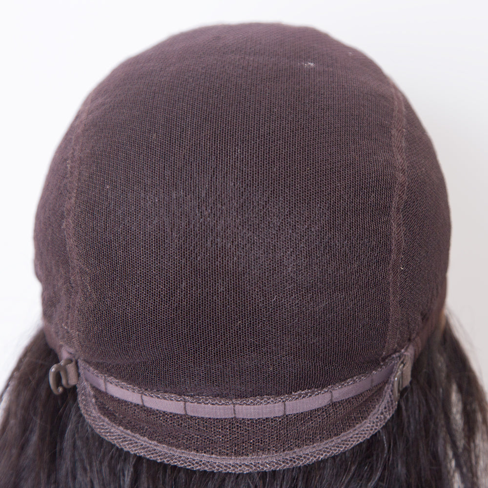 JOANNE 100% Virgin European Grade 12A Hair Fully Hand Tied with PU Front