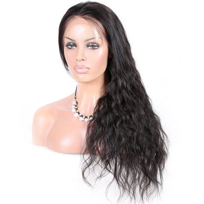 KIARA loose wave brazilian remy human hair 0.12 hard lace human hair wig