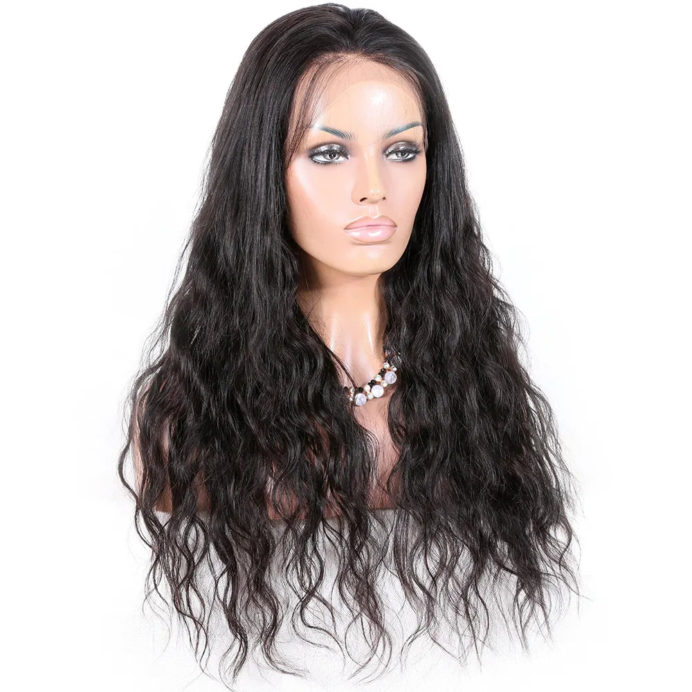 KIARA loose wave brazilian remy human hair 0.12 hard lace human hair wig