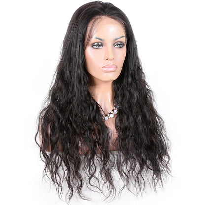 KIARA loose wave brazilian remy human hair 0.12 hard lace human hair wig