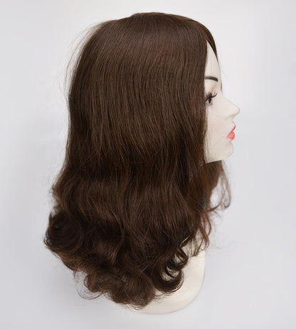 Wholesale European 100% Virgin Hair 5x5 Inch Silk Base Jewish Wig Kosher Wigs