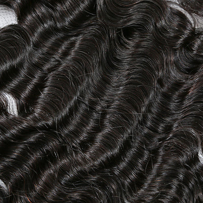 Spanish Wave Virgin Brazilian Hair Light Brown Lace Color Lace Frontal