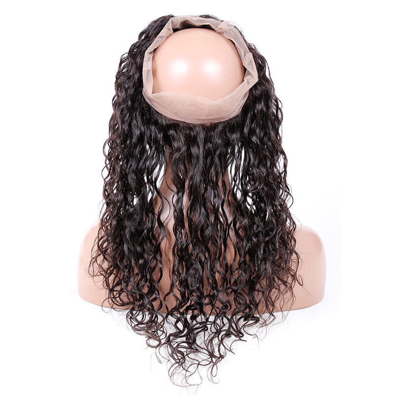 Premier Lace Wigs 100% Virgin Brazilian Remy Human Hair 360 Degree Circular Lace Frontal Gorgeous Sexy Natural Curly