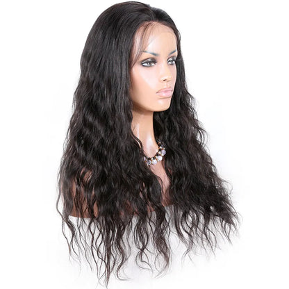 KIARA loose wave brazilian remy human hair 0.12 hard lace human hair wig