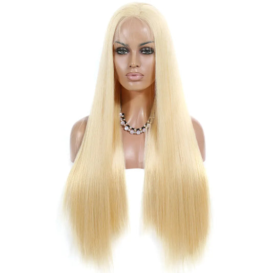 RAELYNN Customizable 613 Blonde Super Thin Transparent Lace  Double Drawn Full 100% Brazilian Virgin Human Hair
