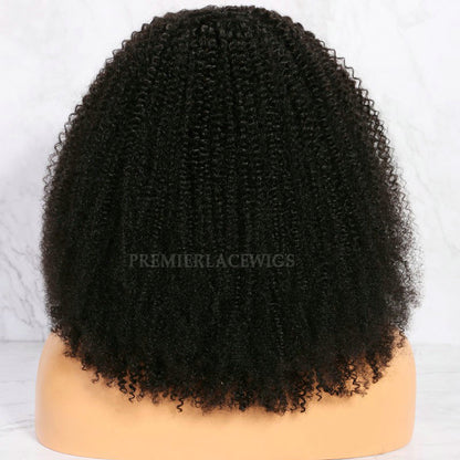 Textured U-Part Wigs Afro Kinky Curly ( For 3c and 4a textures) indian remy hair with cheap price