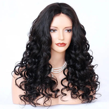WENDY Cuticle Aligned Brazilian Virgin Hair virgin cuticle aligned wig wavy pre plucked 360 lace wig