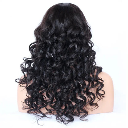 WENDY Cuticle Aligned Brazilian Virgin Hair virgin cuticle aligned wig wavy pre plucked 360 lace wig