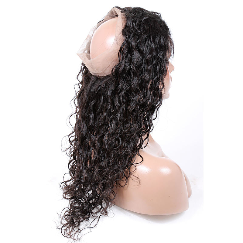 Premier Lace Wigs 100% Virgin Brazilian Remy Human Hair 360 Degree Circular Lace Frontal Gorgeous Sexy Natural Curly