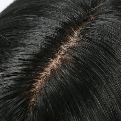 DESTINY  Grade 10A Cuticle Aligned Silky Straight Bangs  13x6 Lace Frontal 100% Virgin Brazilian Remy Hair