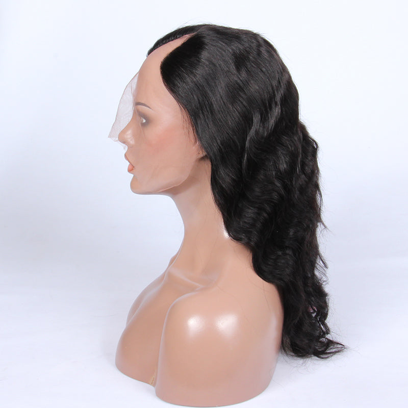 DANIELA  Remy Hair Natural Wavy Wholesale U Part Human Hair wig