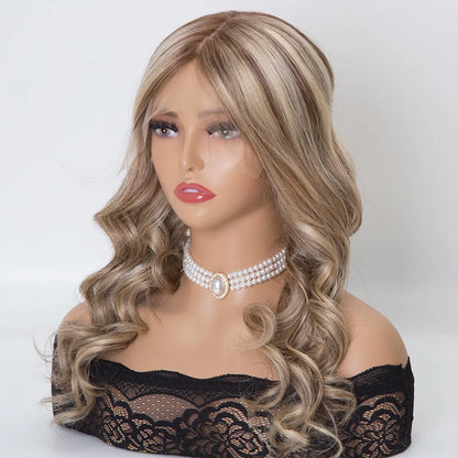 HELENA  Balayage 12A Grade Cuticle Aligned 100% Virgin European Hair Silk Top  Medical Wig
