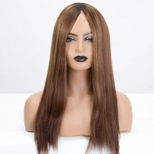 ESTHER  Balayage Color Best Selling Silk Straight 100% European Cuticle Aligned Virgin Human Hair Jewish Wig