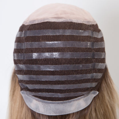 LIV Balayage Silicone Gripper Base Double Drawn 12A Grade 100% Virgin European Remy Hair Medical Wig