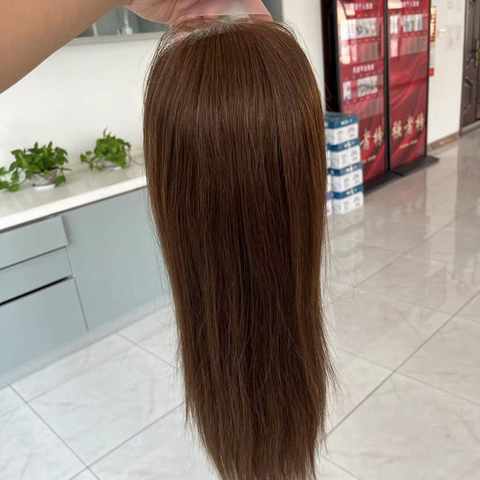 HOPE Fully Hand Tied 5x5 inch Silk Top 12A Grade 100% Virgin European Remy Medical Wig