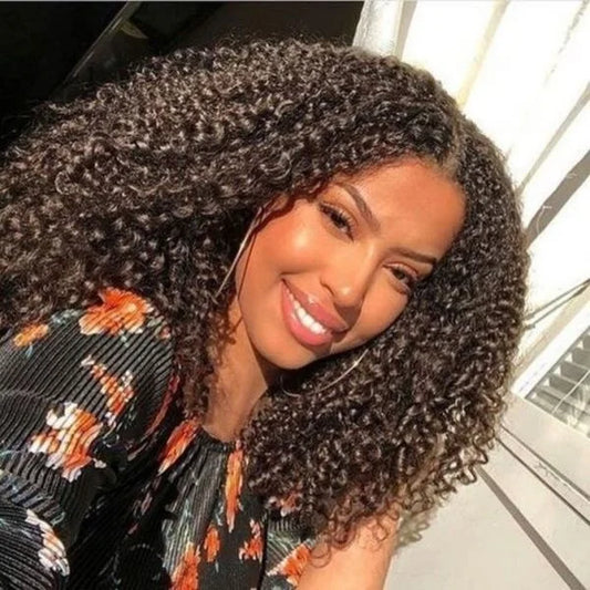 Emilie Grade 12A 100% Virgin Brazilian Human Hair V-Part Wig