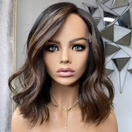 Nancy Customizable 12A Grade Cuticle Aligned  100% Virgin European Hair Silk Top Wig