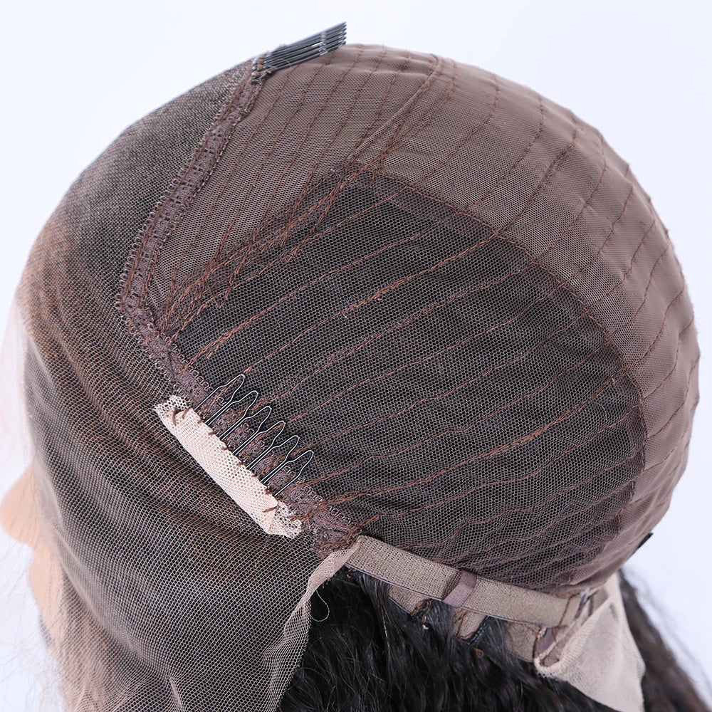 Shaunie Wavy Grade 12A 100% Indian Remy Hair Glueless Full Lace Wig With Full Bangs