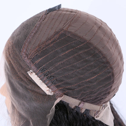 Shaunie Wavy Grade 12A 100% Indian Remy Hair Glueless Full Lace Wig With Full Bangs