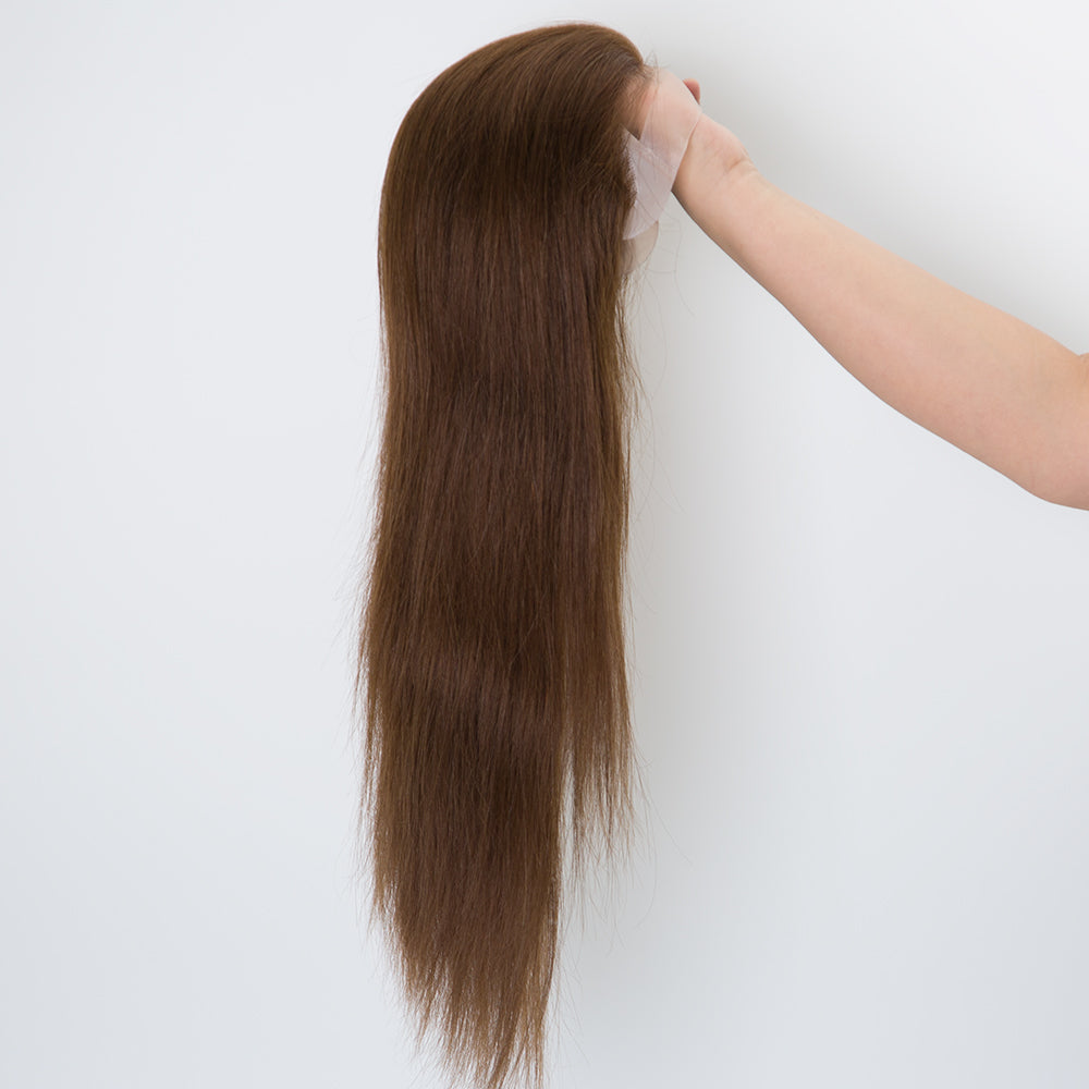 HEATHER  5x5 inch Silk Top 100% European Virgin Hair Medical Wig