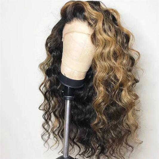 Savanna 13x6 Lace Frontal Wig 100% Indian Remy Human Hair  250% Density