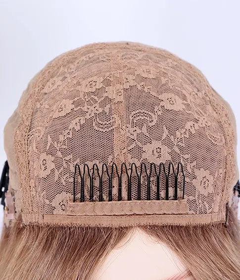 HALO Balayage Color 16" Silk Straight European Cuticle Aligned Virgin Human Hair Silk Top Jewish Wigs