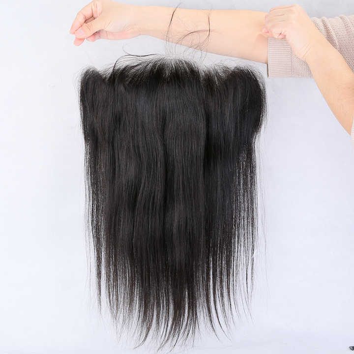 12 Inch to 20 Inch Brazilian Remy Human Hair HD Lace Frontal Transparent Thin Swiss Lace 13X4 Lace Frontals