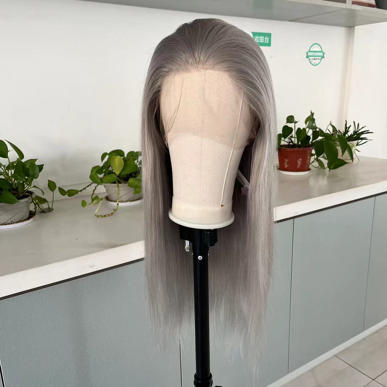 QUINN 18 Grey Grade 12A 100% European Virgin Human Hair HD Full Lace