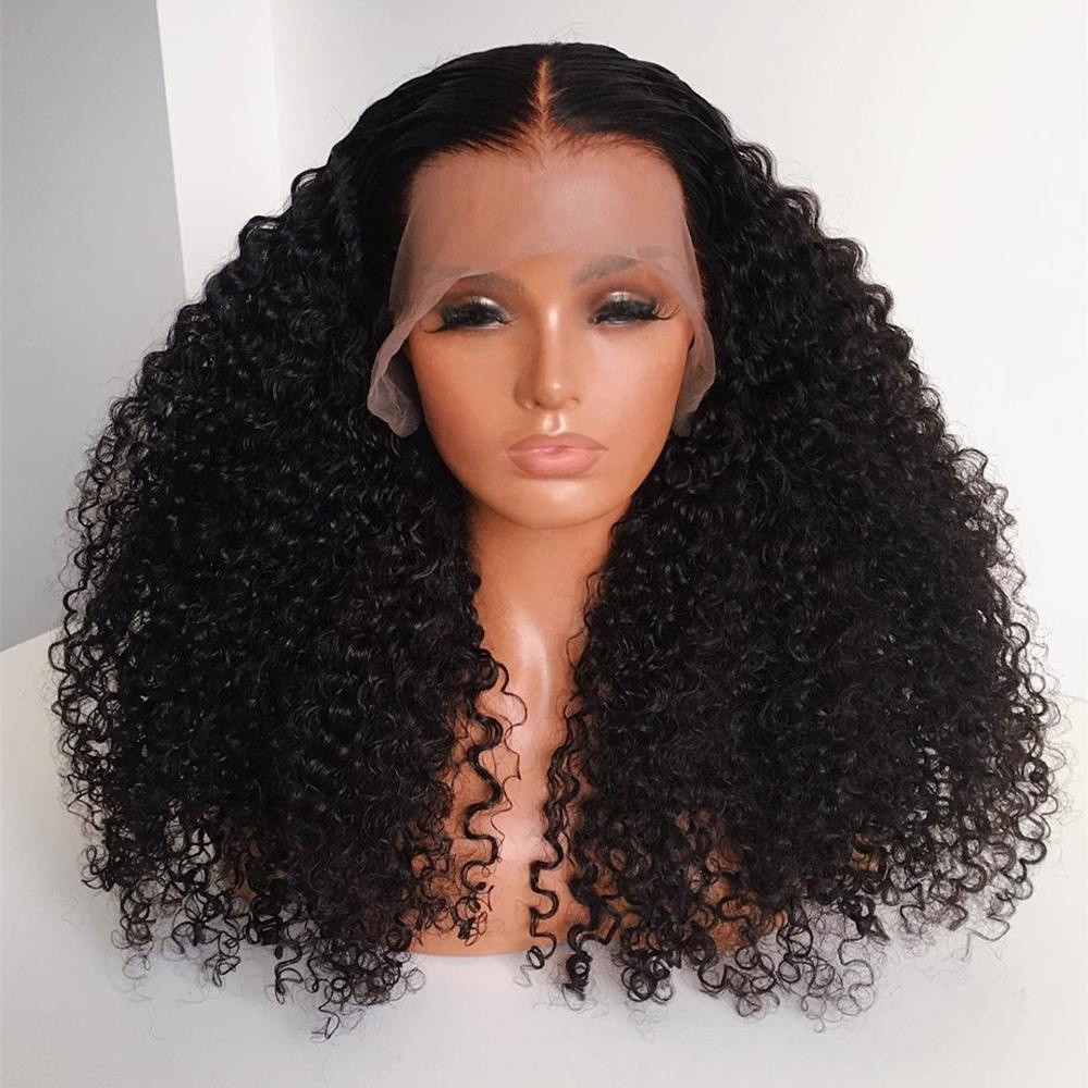 NENE Virgin  human hair wig 3B Curly Human Hair 360 lace frontal wig