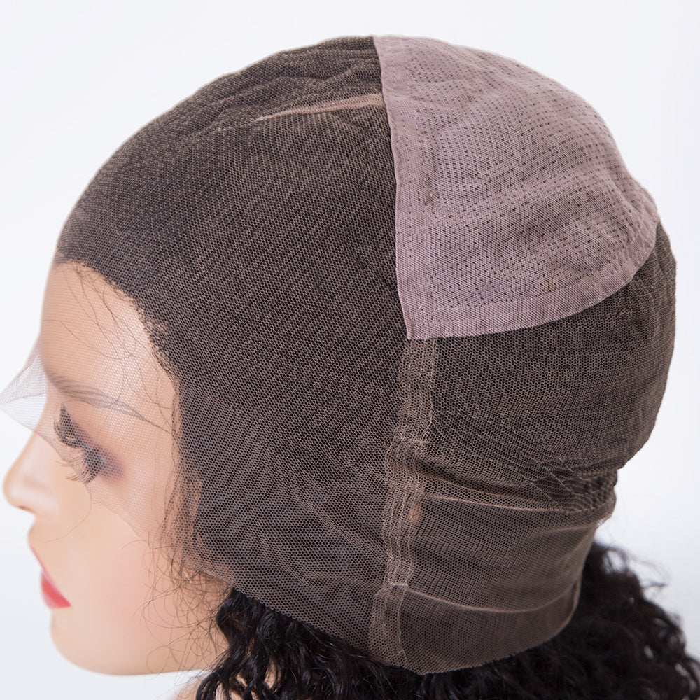 KENNEDY Natural black Water Wave 100% Brazilian Remy