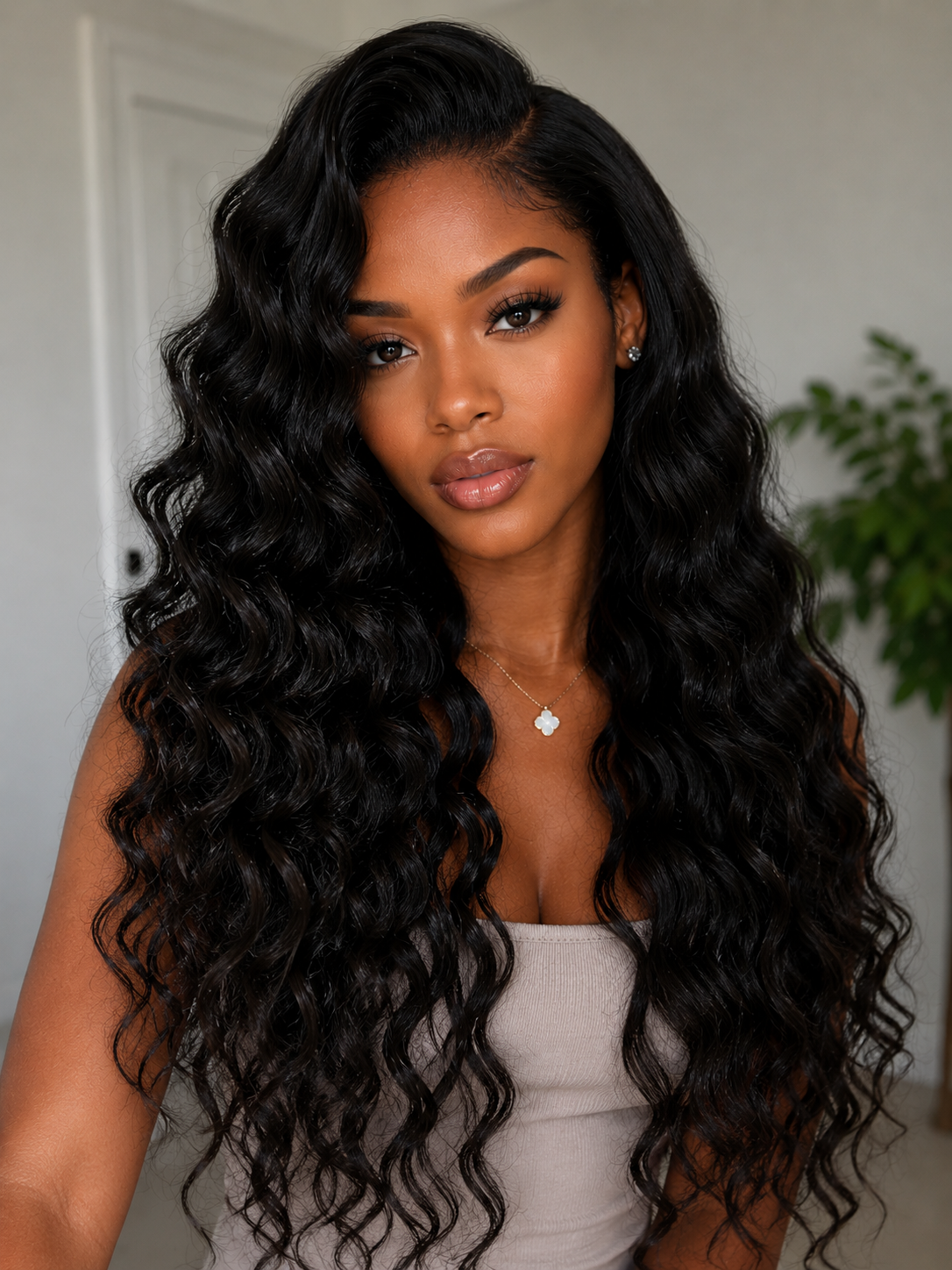 MIAMI 4.5" Deep Middle Part 360 Lace Wig | Grade 8A Brazilian Remy Human Hair | Ready-to-Wear