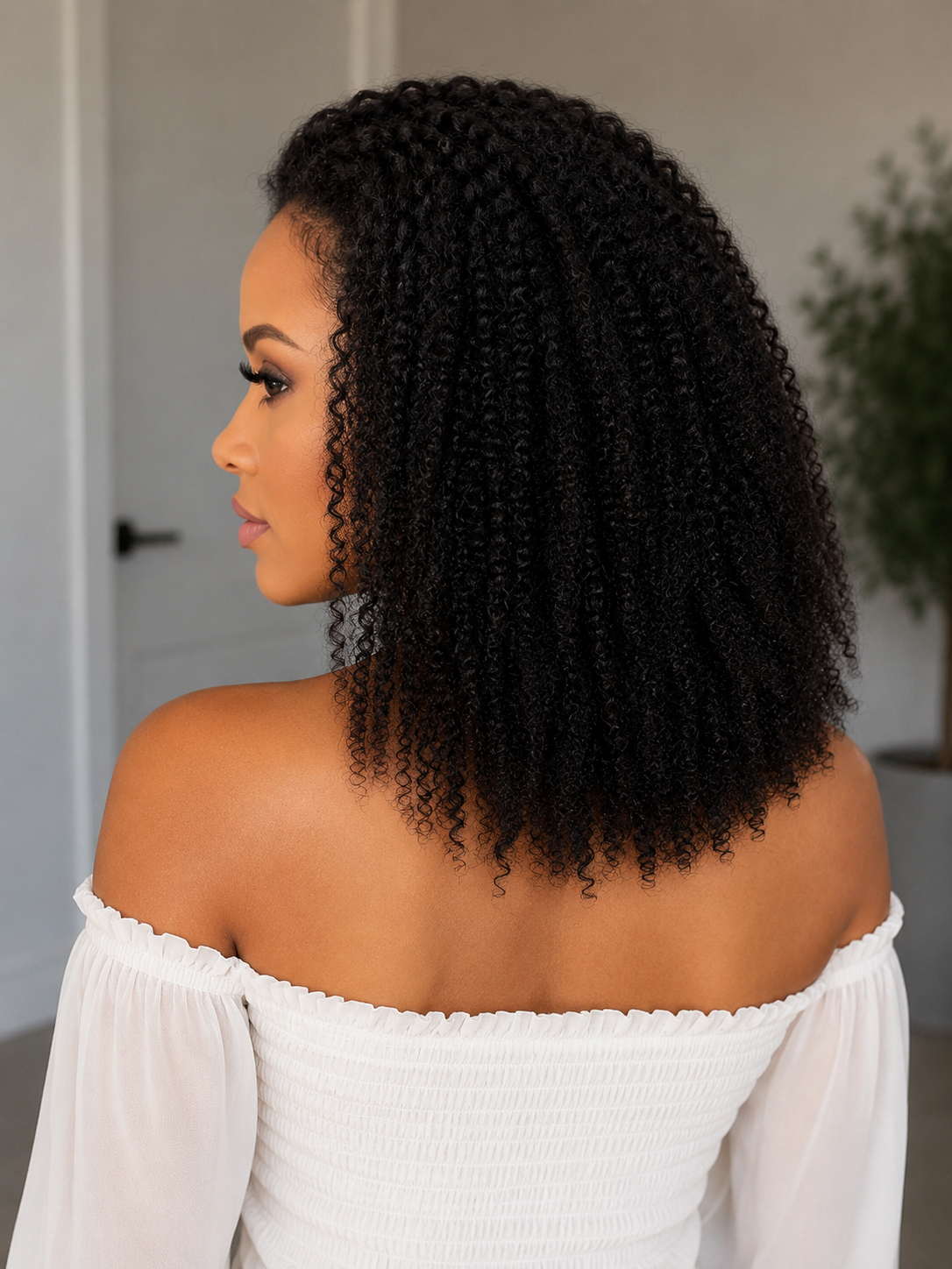 KAYLANI Afro Kinky Curly 13x6 Lace Front Wig | 100% Brazilian Remy Human Hair | Ready-to-Wear
