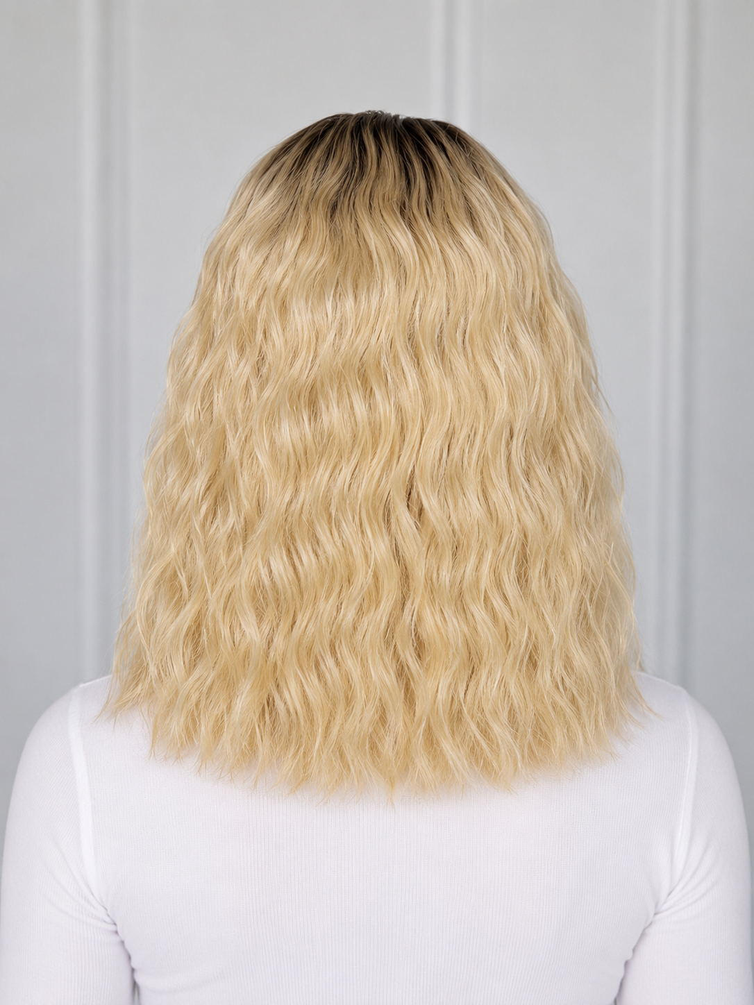 ELIANA Bob 613 Blonde with Dark Roots | 100% Raw Virgin Cambodian Remy Hair | Ready-to-Wear