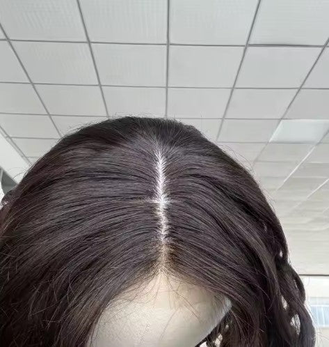 LIANA Wavy 12A Grade Raw 100% Virgin European Hair Silk Top Medical Wig