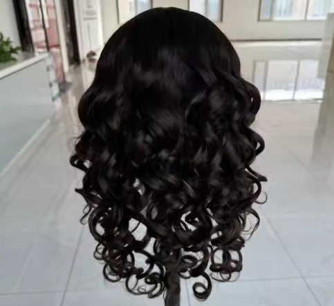 LIANA Wavy 12A Grade Raw 100% Virgin European Hair Silk Top Medical Wig