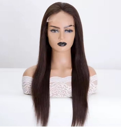DOMINIQUE Full Lace Wig With 4x4 Silk Base Grade12 A 100% Raw Virgin European Remy Hair