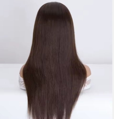 DOMINIQUE Full Lace Wig With 4x4 Silk Base Grade12 A 100% Raw Virgin European Remy Hair