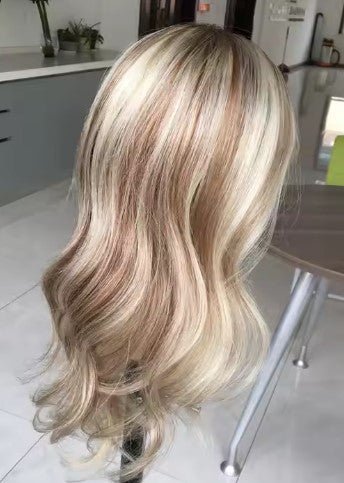 GLADYS Body Wave 100% Cuticle Aligned Raw 12A Grade 100% Virgin European Remy Silk Base Lace Front  Medical Wig
