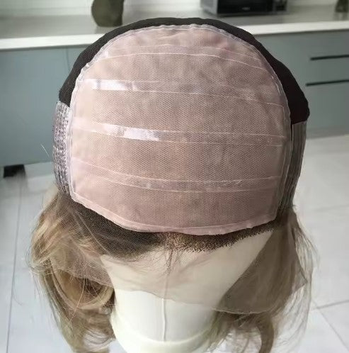 GLADYS Body Wave 100% Cuticle Aligned Raw 12A Grade 100% Virgin European Remy Silk Base Lace Front  Medical Wig
